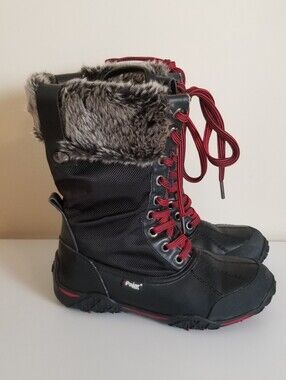 Pajar Waterproof Winter Lace-Up Boots Size 5-5.5